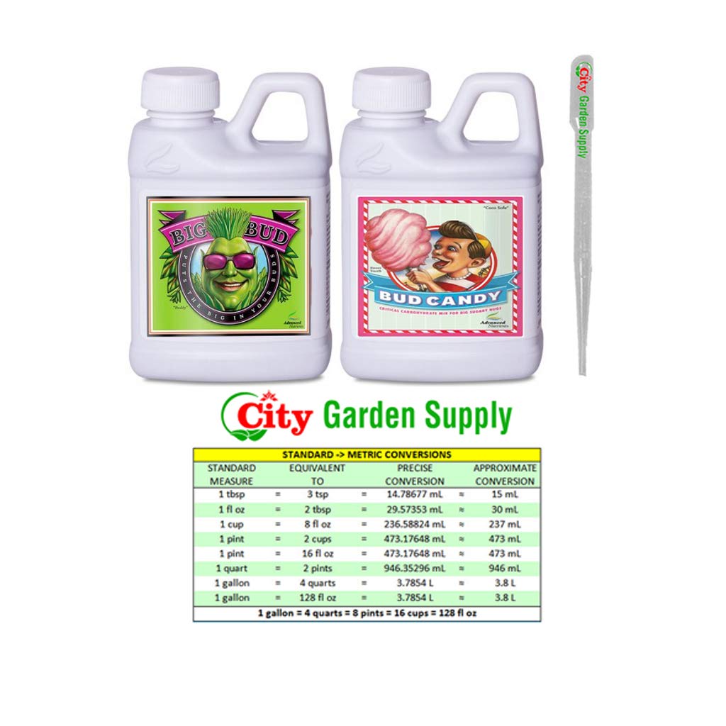 Advanced Nutrients Big Bud and Bud Candy Bundle Set Fertilizers Hydroponics (250 ml)