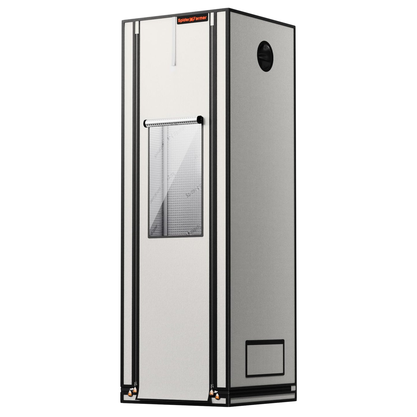 Spider Farmer Pro Series 2x2x6 Grow Tent, 24"x24"x72" with Roll-up Door, Observation Window Floor Tray, 2000D Thicken Mylar Canvas, 2x2 for Hydroponic Indoor Growing for SF1000, SF1000, SE1500, G1500